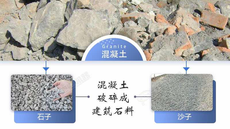 瀝青混凝土加工廢料怎么處理？推薦用混凝土移動破碎機