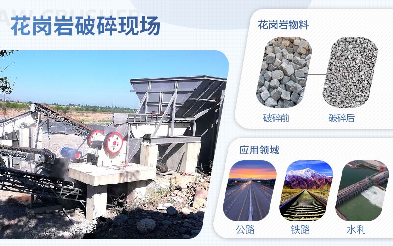 花崗巖破碎用什么機器？配置一套花崗巖破碎設備需要多少錢?